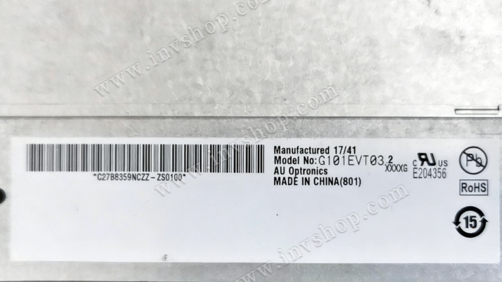 G101EVT03.2	 AUO 10.1inch 1280*800 TFT-LCD PANEL