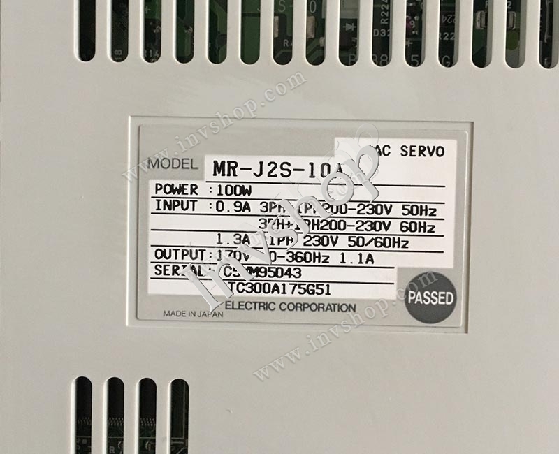 Mitsubishi MR-J2S-10A1 Servo Drive