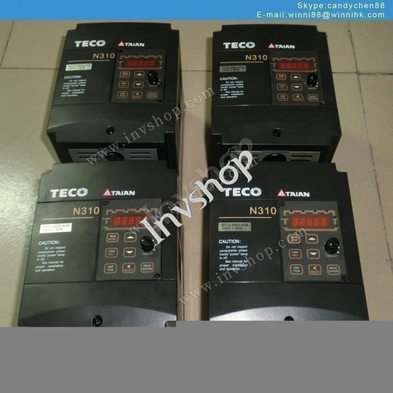 Inverter VFD N310-4002-H3X 380~480V 3.8A 2for HP 400Hz