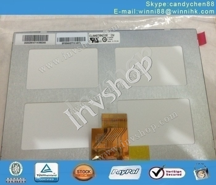 New original CLAA070ND30CW chungnwa LCD Liquid Crystal Display