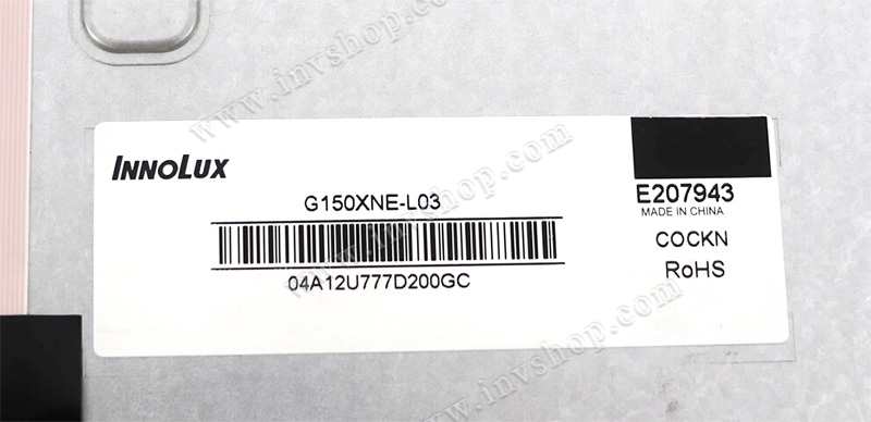 G150XNE-L03 Innolux 15inch 1024(RGB)×768  lcd display