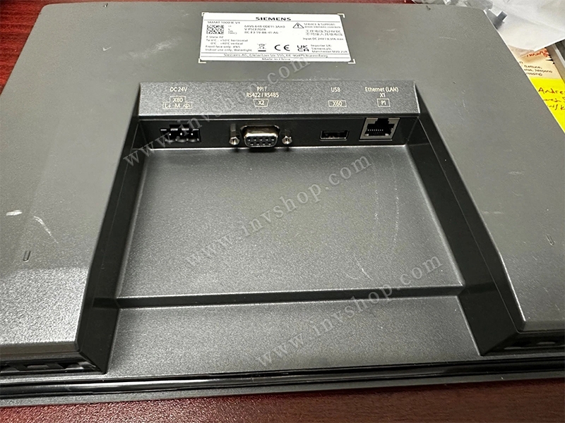 Siemens HMI operation panel 6AV6648-0DE11-3AX0