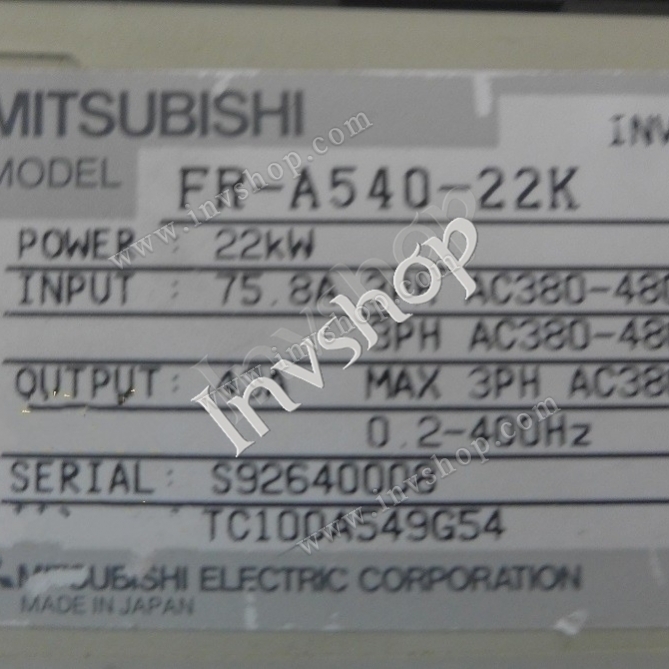 FR-A540-22K Mitsubishi inverter