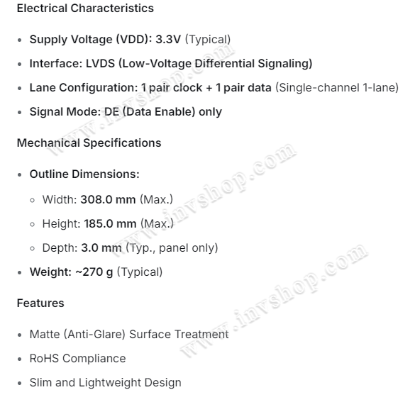 LTN133HL04-301 SAMSUGN 13.3inch lcd display New and Original