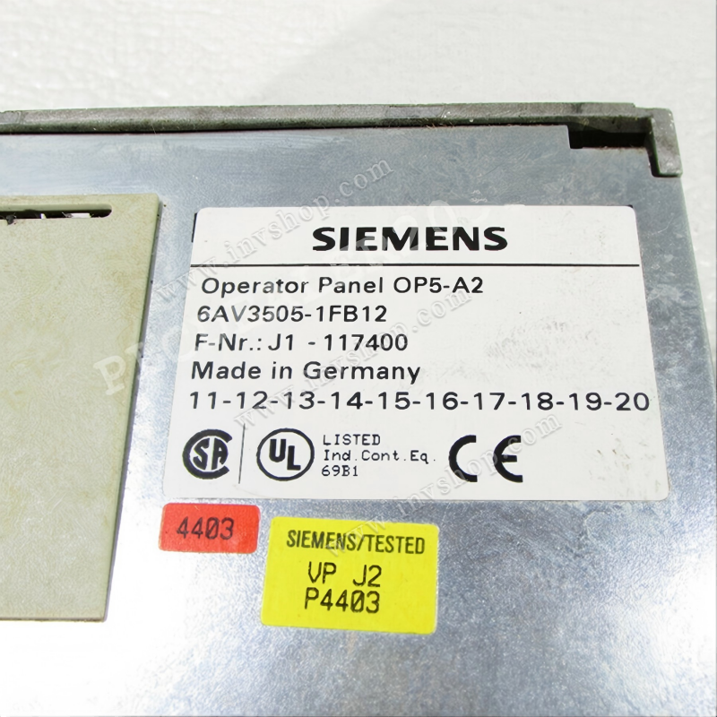 Membrane Keypad for Industrial monitor SIMATIC 6AV3505-1FB12