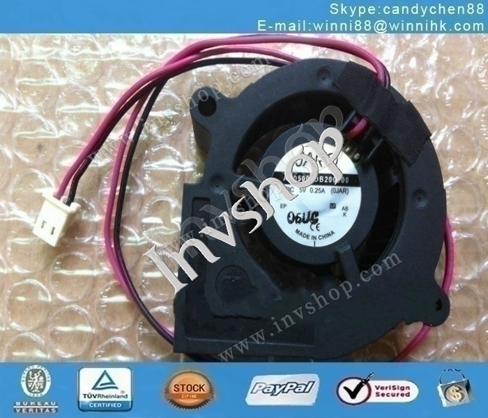 new JARO AB05005DB200100 FAN DC 5V 0.25A 2pin 50*50*20mm
