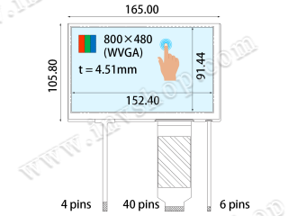 COM70T7M08ZTC Ortustech 7