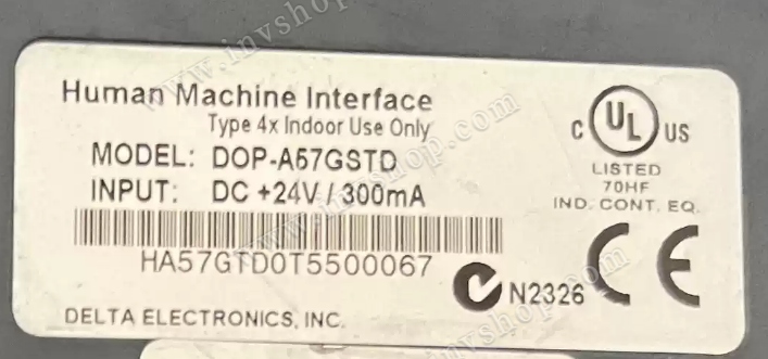 DOP-A57GSTD Delta 5.7inch  TOUCH machine HMI
