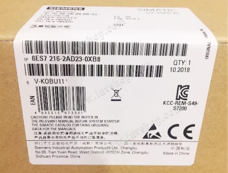 SIEMENS 6ES7216-2BD23-0XB0/0XB8