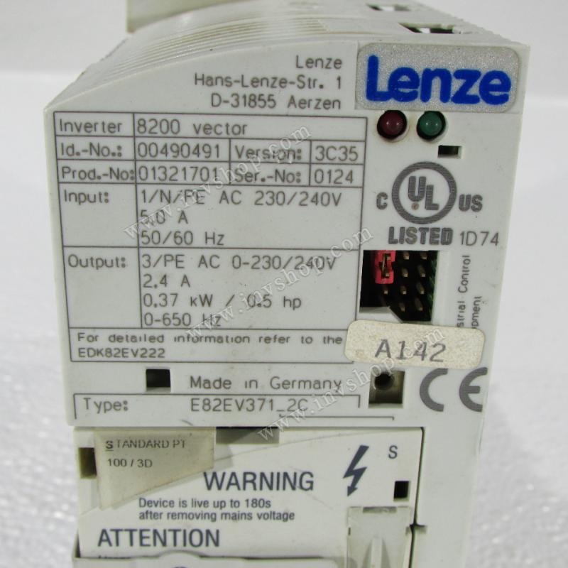 LENZE E82EV371-2C Inverter PLC