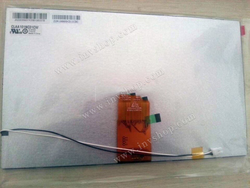 CLAA101NC01CW CPT Industrial LCD Displays Ultra thin bezel and 50% Color Gamut