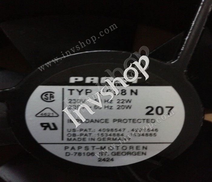 new ORIGIANL ebmpapst TYP4658N High temperature resistant mini fan 0.20ï¼ˆAï¼‰