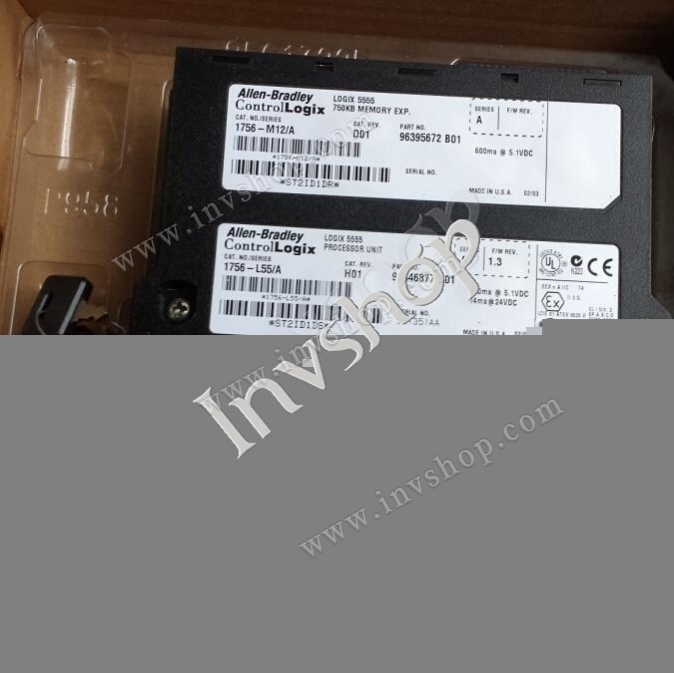 Original new AB 1756 Series CPU module 1756-L55M121756-L551756-M12