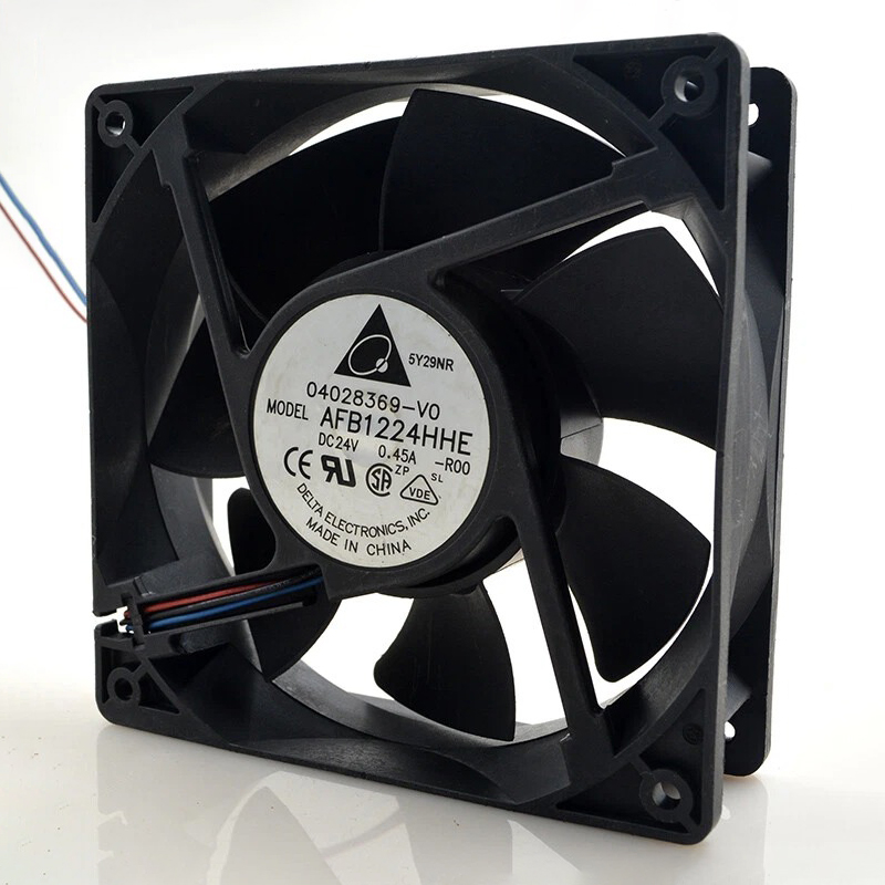 AFB1224HHE 120x120x38mm 24VDC 0.45A 3500 RPM 130.8 CFM 47 dB-A