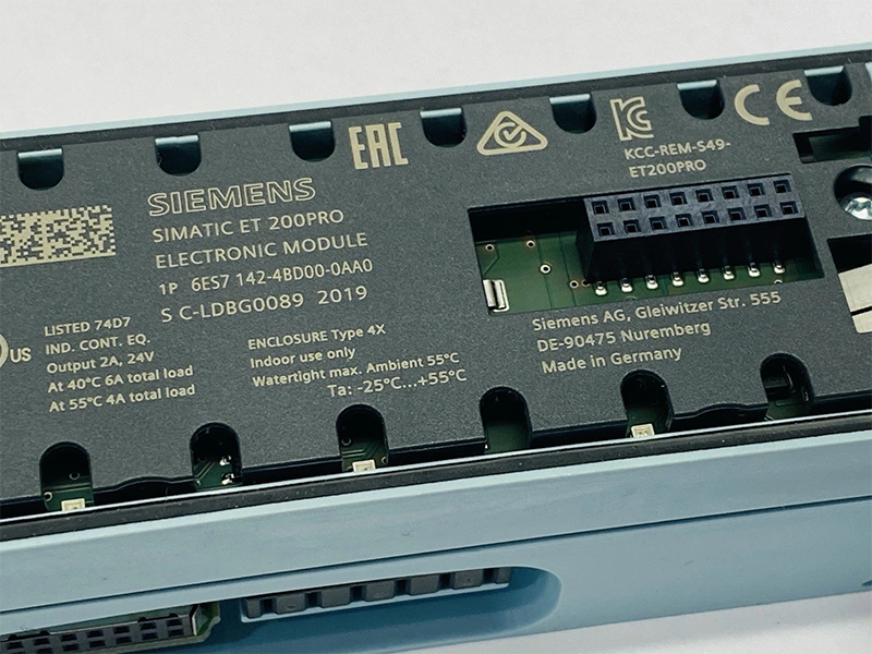 Siemens 6ES7142-4BD00-0AA0 SIMATIC ET 200pro digital output module with 4DO 24V DC 2A