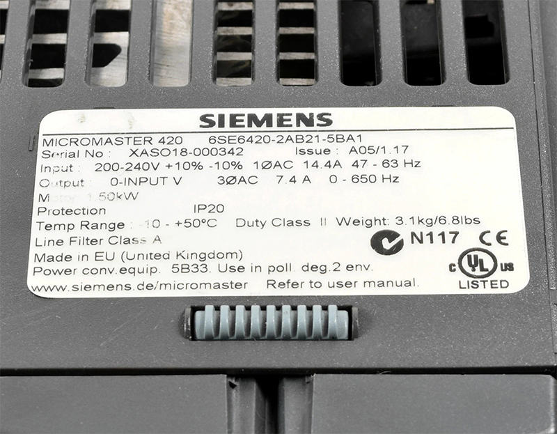 6SE6420-2AB21-5BA1